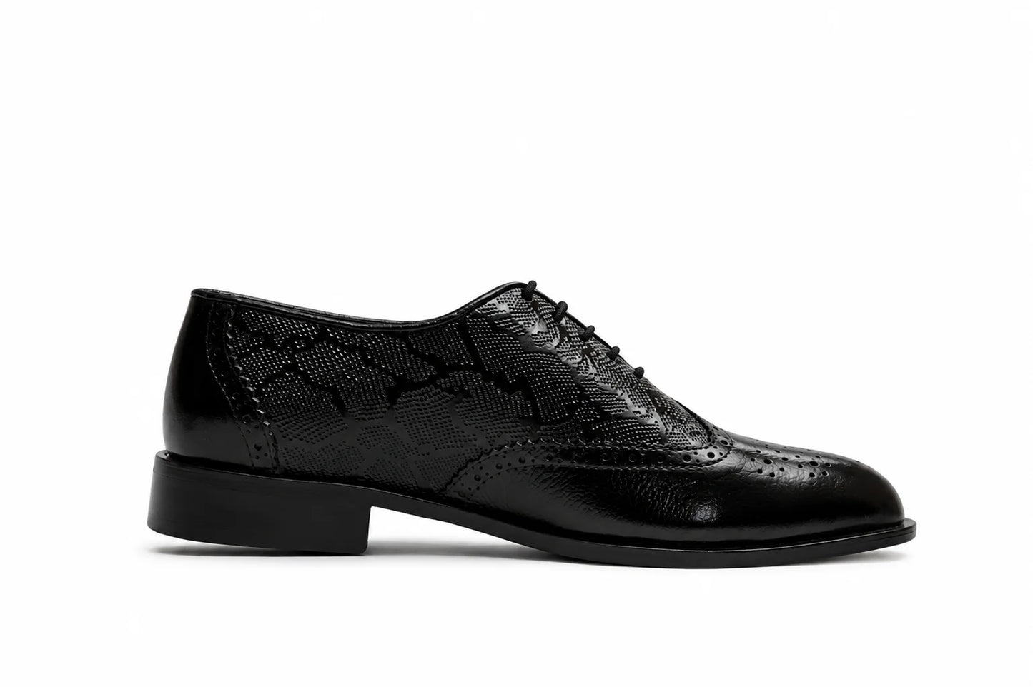 N-1 Broke snake Leather Black