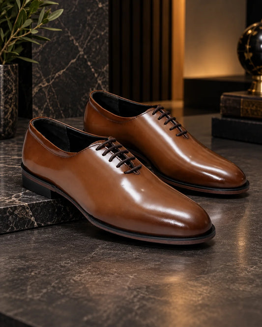 AF-023 T Qaf Tan Leather Print