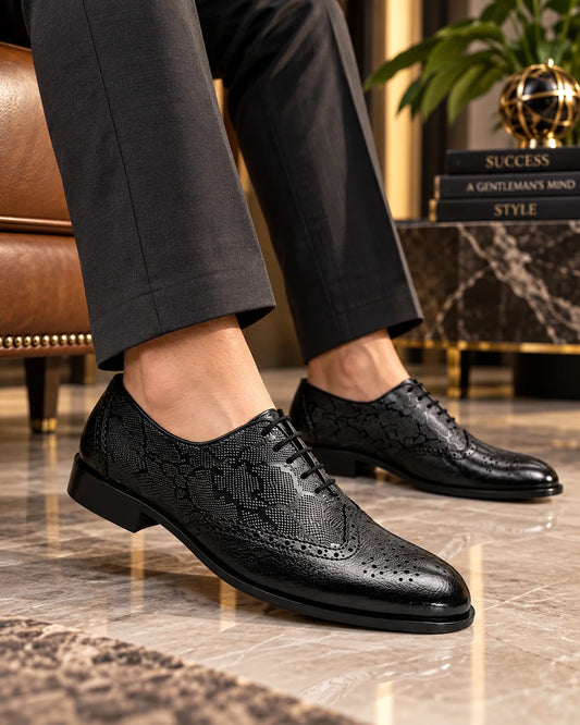 AF-033 Black Snake Leather