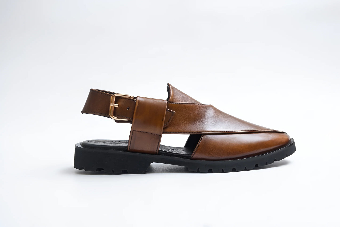 D-1 Peshwari tan High Vibrem sole