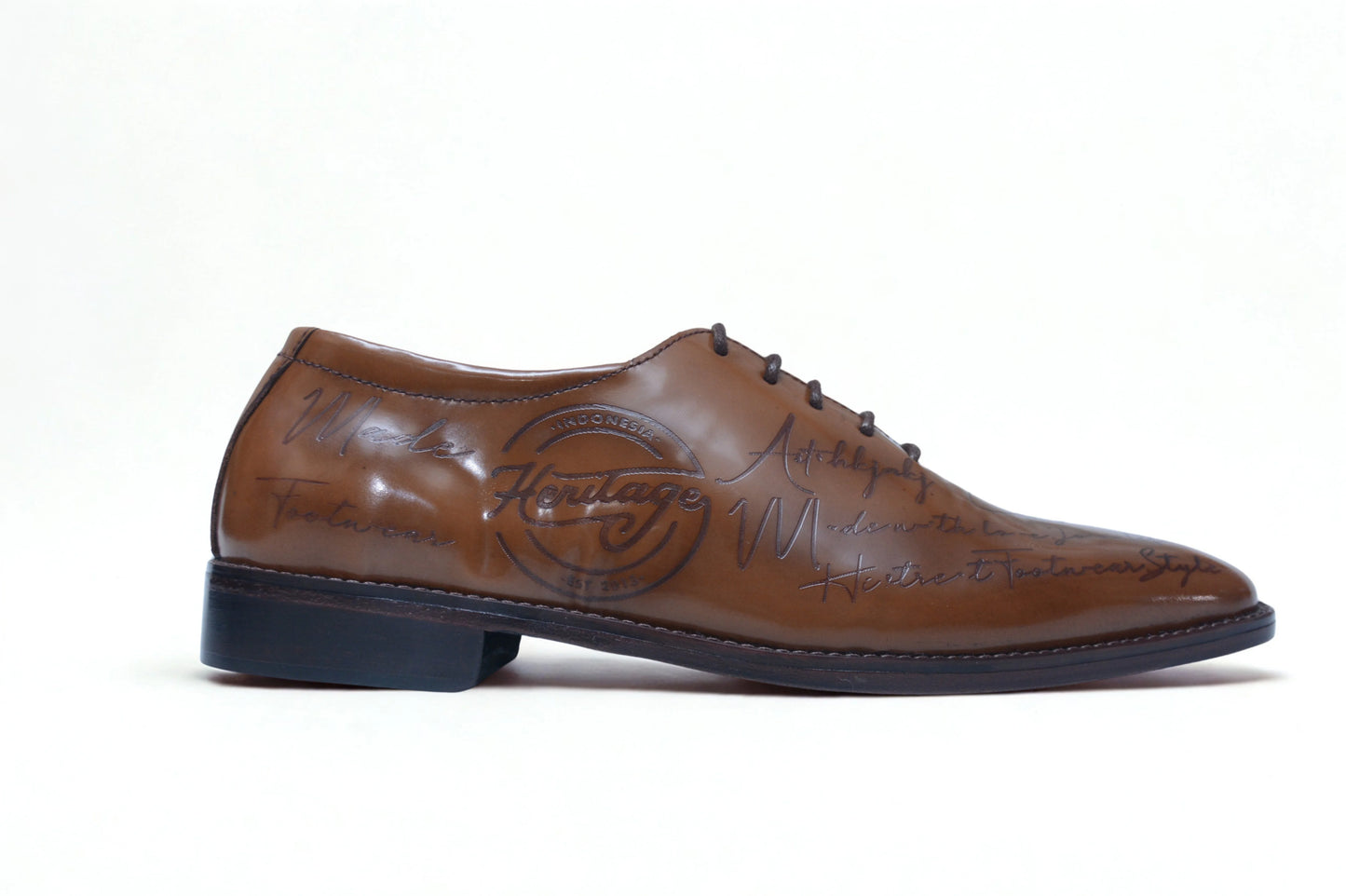 N-2 T Qaf Tan print Leather
